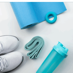Différents accessoires de fitness